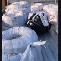 發往武漢的起重機配套電纜以裝車，感謝信任！--豪達電纜！