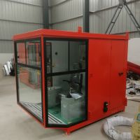 大連式，衛華式起重機司機室