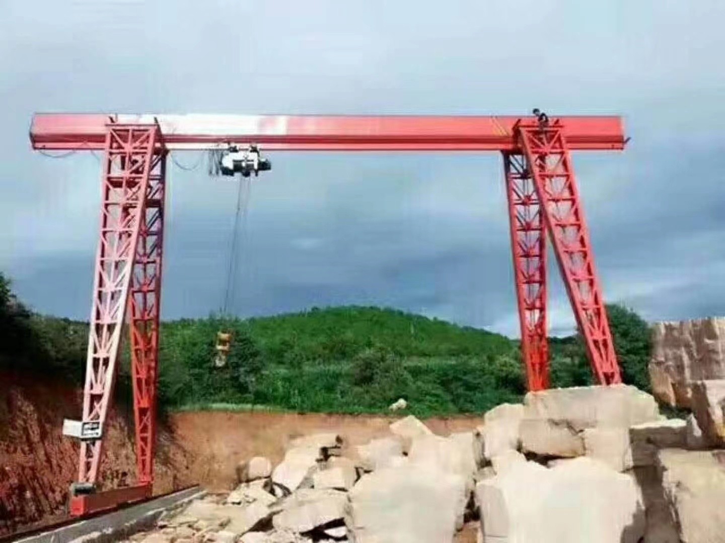 云南廣南縣單梁起重機
